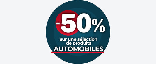 -50% sur une sélection automobile