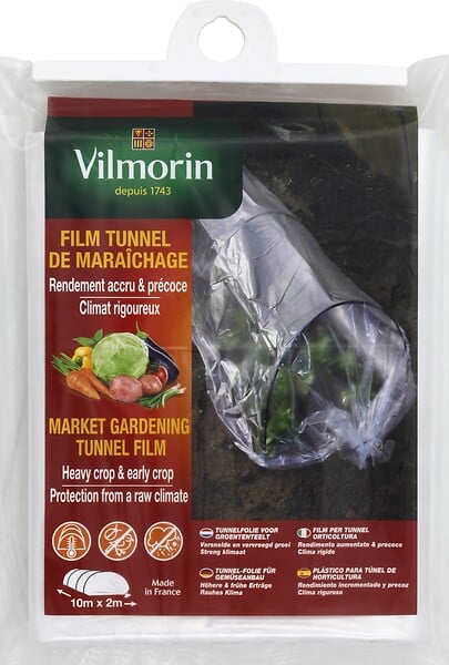 Film tunnel de maraîchage 2x10m