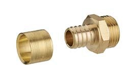 3186-1216L1 - Raccord pour PER Ã glissement