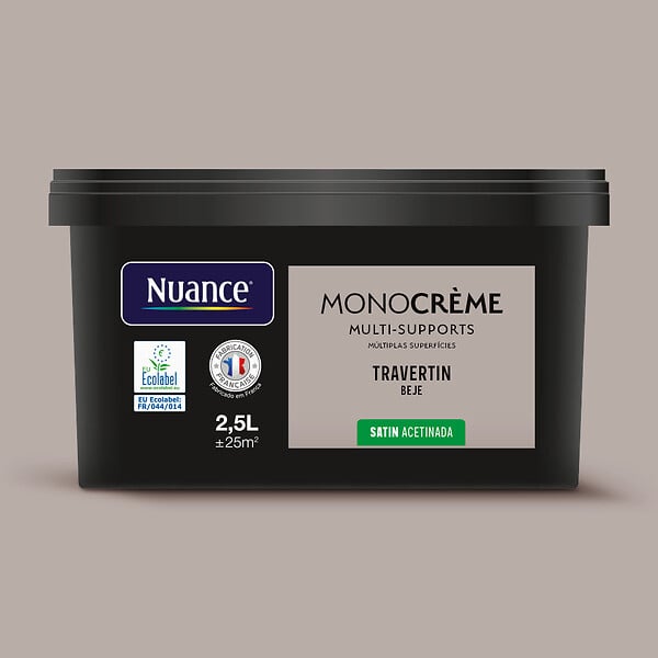 H20186-2L5 - Peinture Monocrème - Traverti
