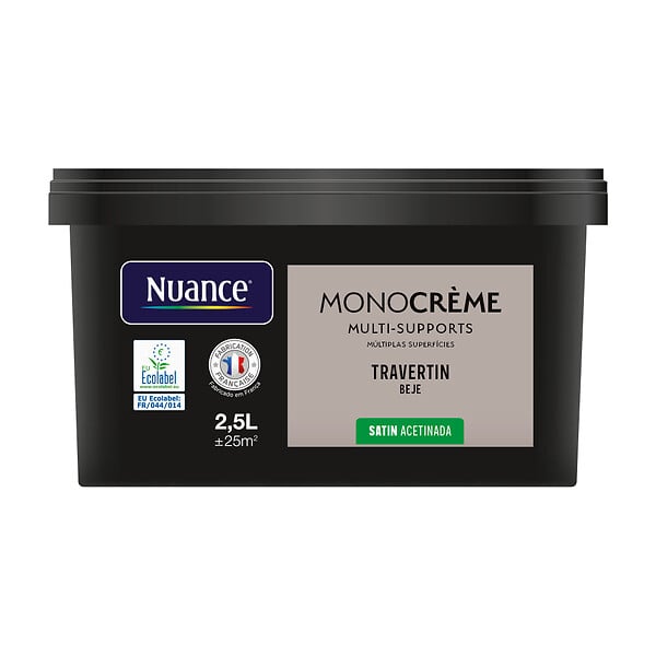 H20186-2L5 - Peinture Monocrème - Traverti