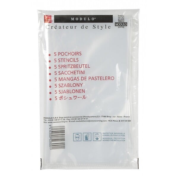 3414500523001 - Sachet 5 pochoirs à joint