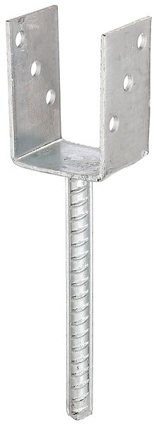 214234 - Pied de poteau en U - Acier -