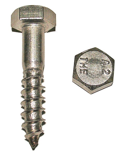 S1014107 - 5 tirefonds tête hexagonale i