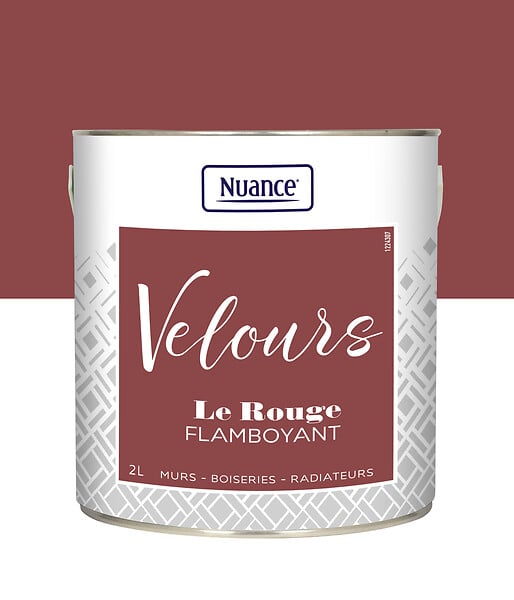 436261 - Peinture Velours - Rouge flamb