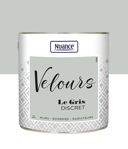 436239 - Peinture Velours - Gris discre