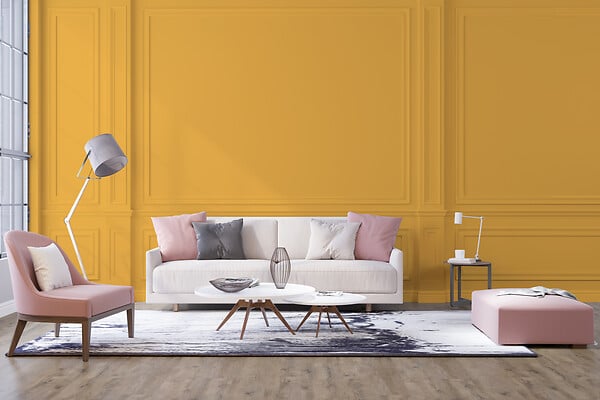 436249 - Peinture Velours - Jaune ambit
