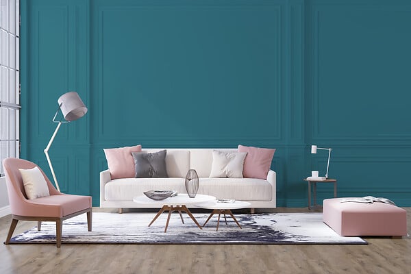 436255 - Peinture Velours - Bleu parfai