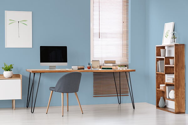 436260 - Peinture Velours - Bleu attach