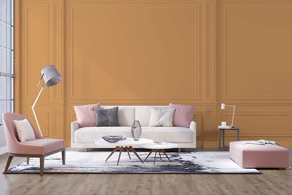 436263 - Peinture Velours - Jaune audac