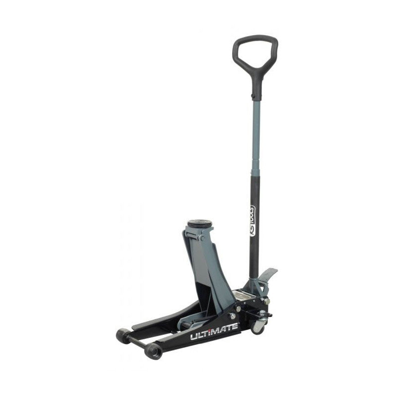 Lot d'un cric extra-bas acier ULTIMATE 2t + Chandelles 2t - KS TOOLS - 161.0367-A2