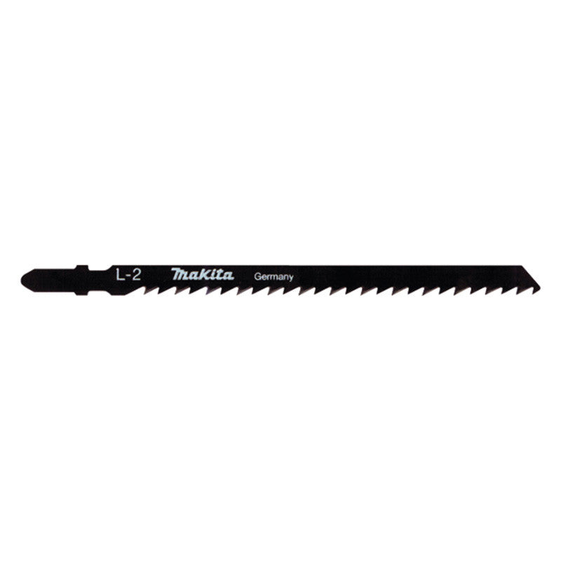 5 Lames L2 coupe rapide pour scie sauteuse MAKITA A-86309 pour bois, contre-plaqué et PVC 5 à 90mm