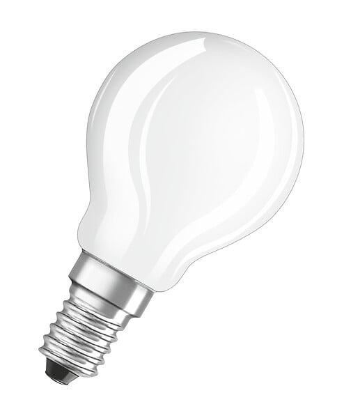 Ampoule LED retrofit sphérique 3W dépolie Lumière blanc chaud OSRAM