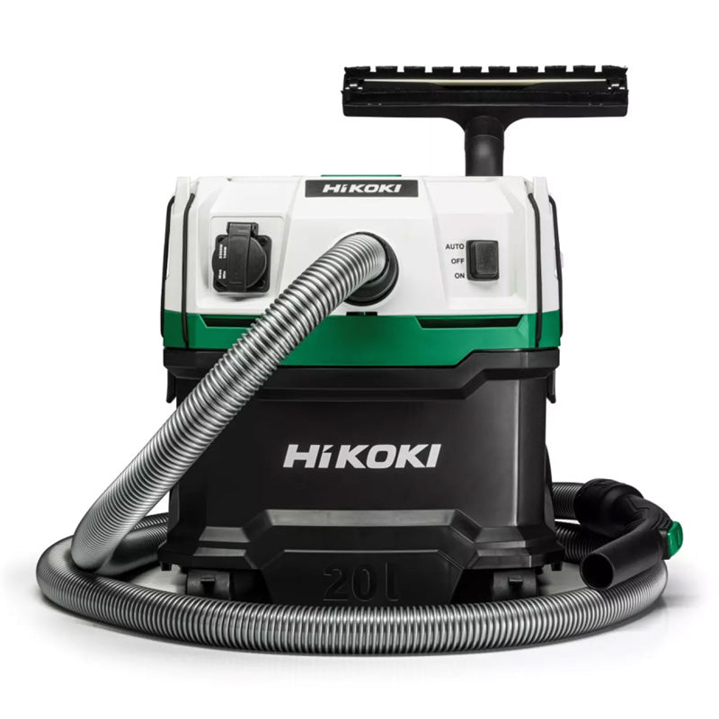 Aspirateur 1200W - HIKOKI - RP200YLWAZ - 4,2m3/min Cuve 20L poussière/eau classe L