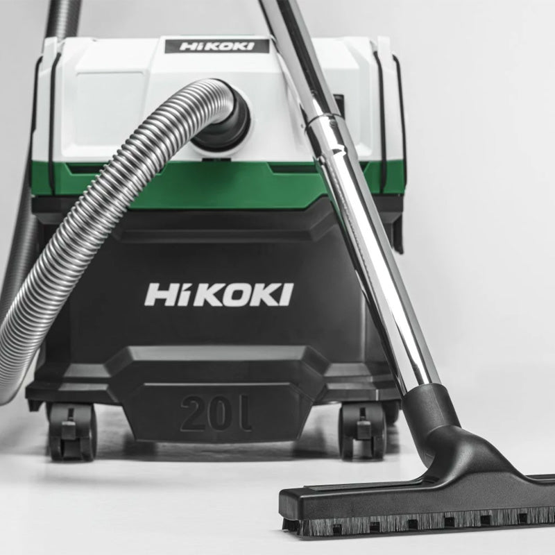 Aspirateur 1200W - HIKOKI - RP200YLWAZ - 4,2m3/min Cuve 20L poussière/eau classe L
