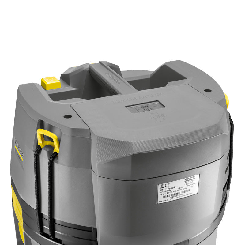 Aspirateur eau et poussières KÄRCHER NT 22/1 Ap Bp Pack 1L (avec batterie + chargeur)