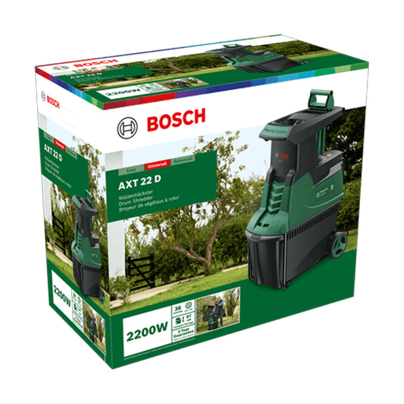 Broyeur de végétaux électrique BOSCH AXT 22 D