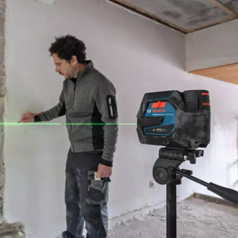 Laser combiné BOSCH GCL 12V-50-22 CG + Support RM 20 + Batterie GBA 12V 2.0Ah en L-Boxx