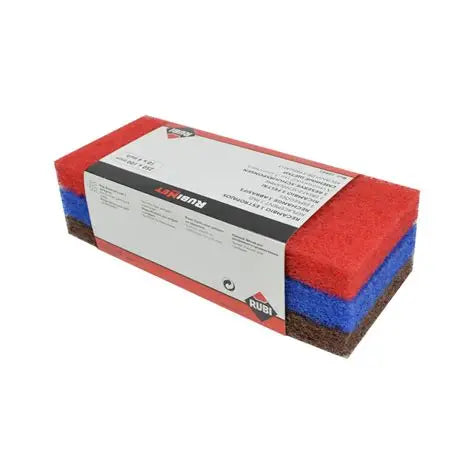 Rechange 3 abrasifs (doux/moyen/fort) - RUBI - 20902