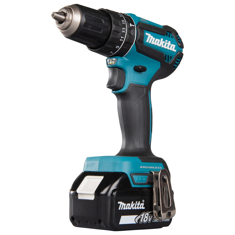 Perceuse visseuse Brushless 18V DHP485RMJ 2 x 4 Ah - Ø 13 mm - 50 Nm en Makpak
