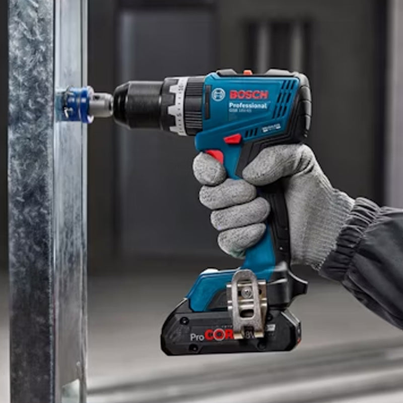 Perceuses-visseuses à percussion sans-fil BOSCH 06019N3300 GSB 18V - 65 en carton (sans batteries, sans chargeur)