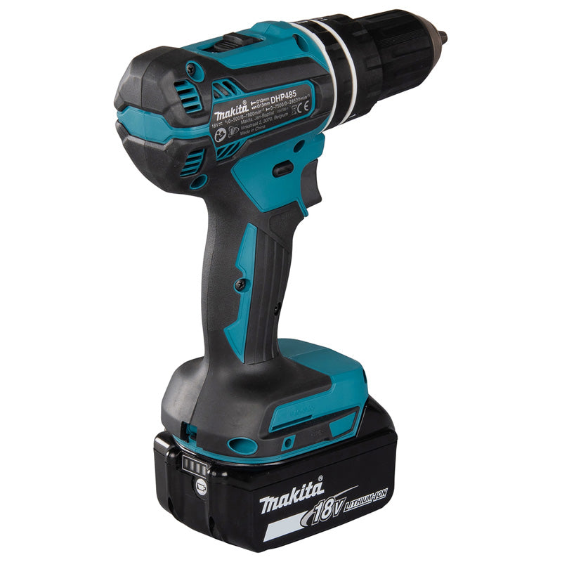 Perceuse visseuse Brushless 18V DHP485RMJ 2 x 4 Ah - Ø 13 mm - 50 Nm en Makpak