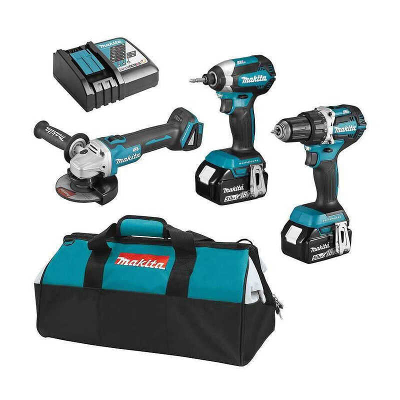 Pack 3 outils usage intensif Makita DLX3125TX1
