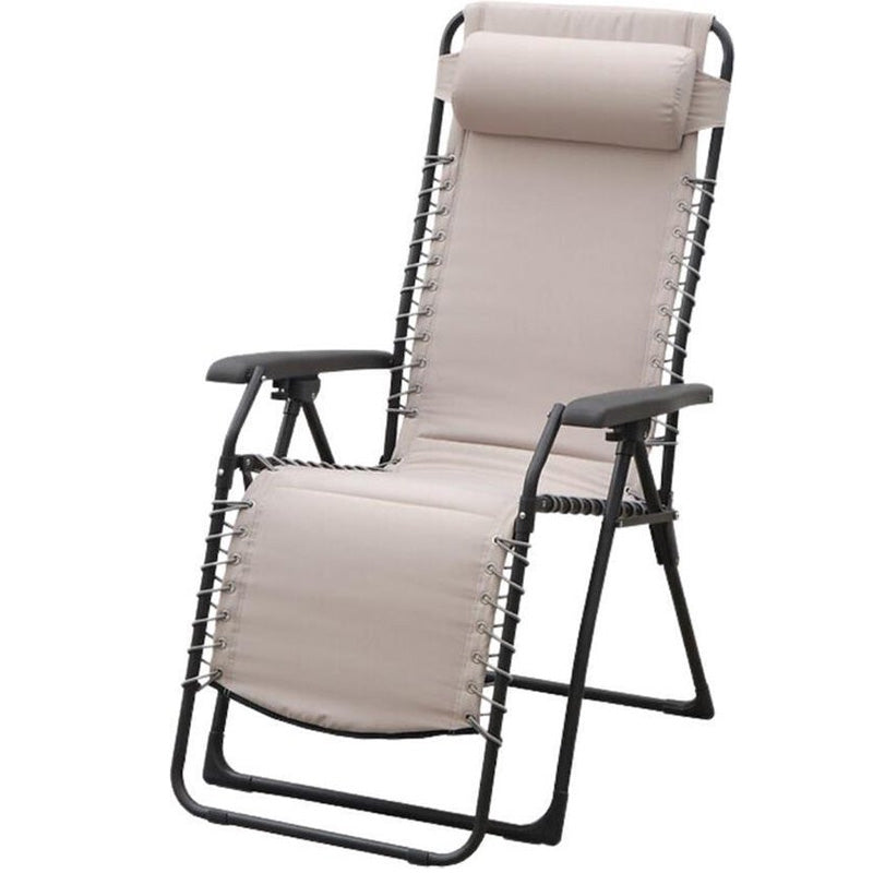 Relax matelassé pliant pour l'extérieur Roma taupe