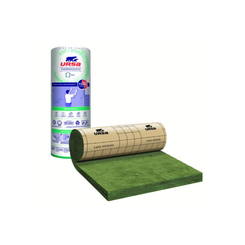 Rouleau de de laine de verre THERMOCOUSTIC