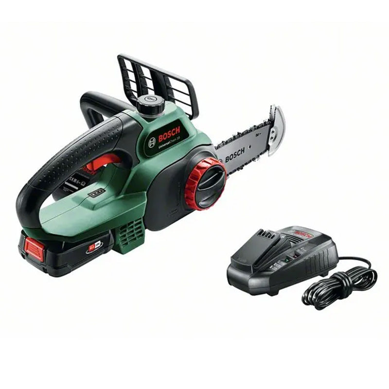 Tronçonneuse à chaîne sans fil BOSCH UniversalChain 18V 1 batterie 2,5Ah