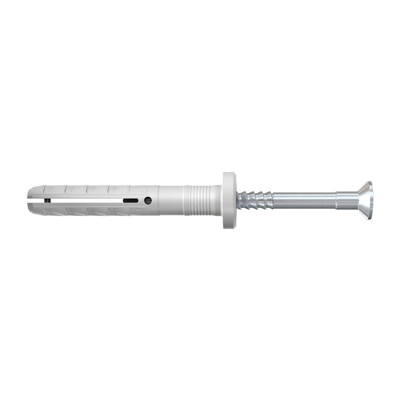 Cheville à frapper FISCHER N-F 5 x 25/1 avec collerette plate et clou à empreinte pozi en acier électrozingué