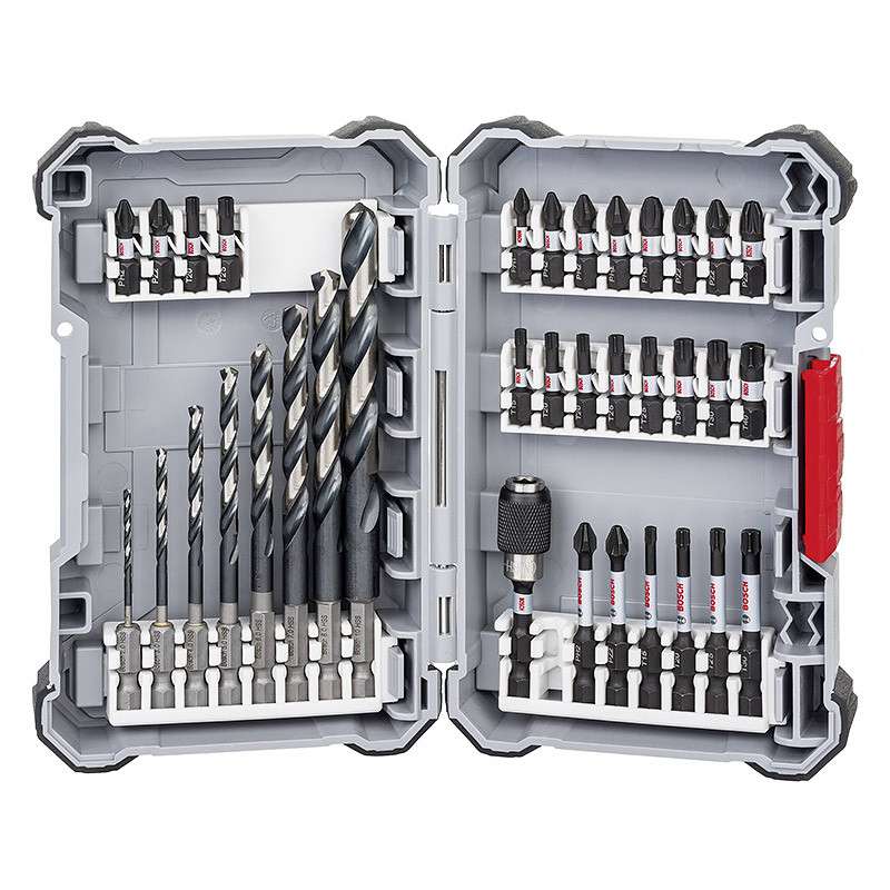 Coffret de vissages de 35 embouts Impact perçage métal BOSCH 2608577148