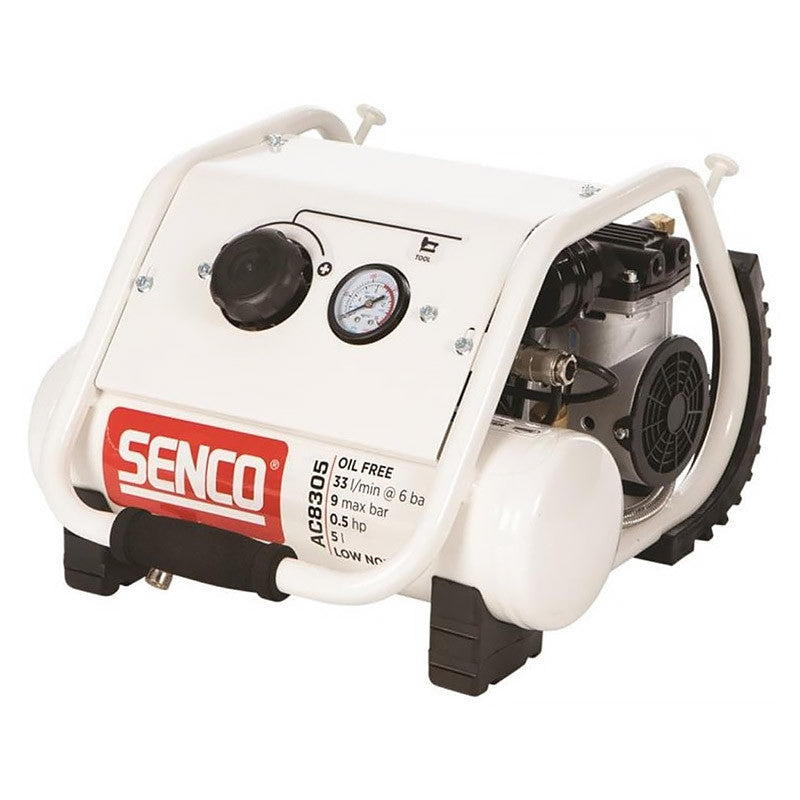Compresseur sans huile silencieux 5L SENCO AC8305