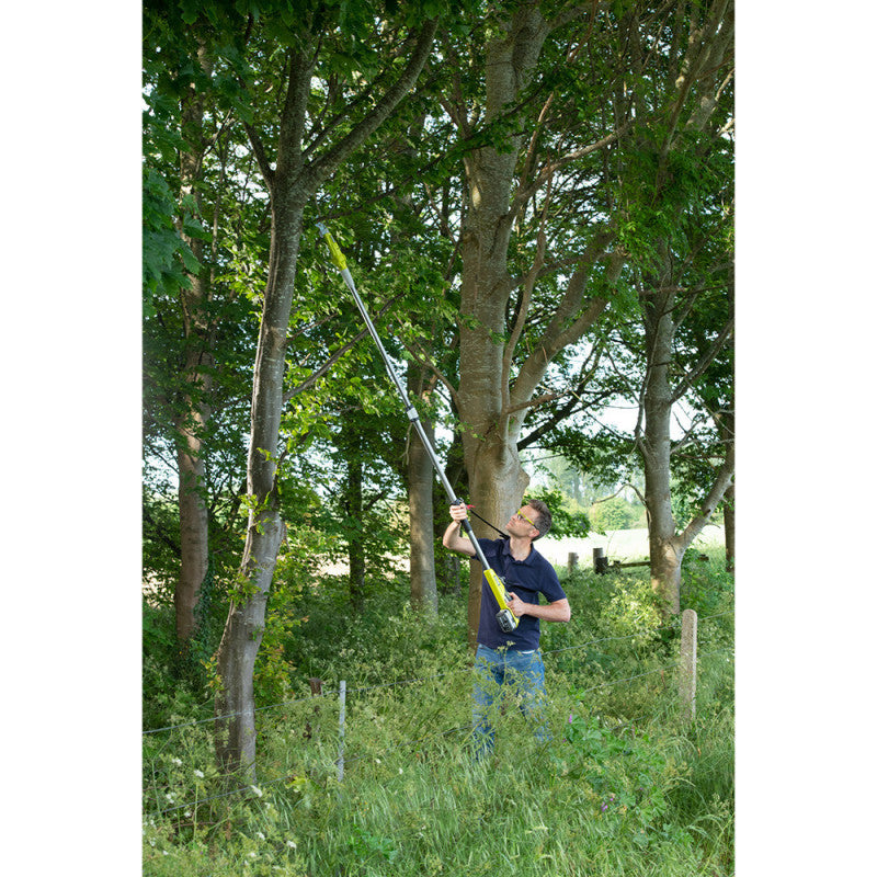 Coupe-branches télescopique RYBOI RY18PLA-0 18V - lames Bypass (vendu sans batterie)