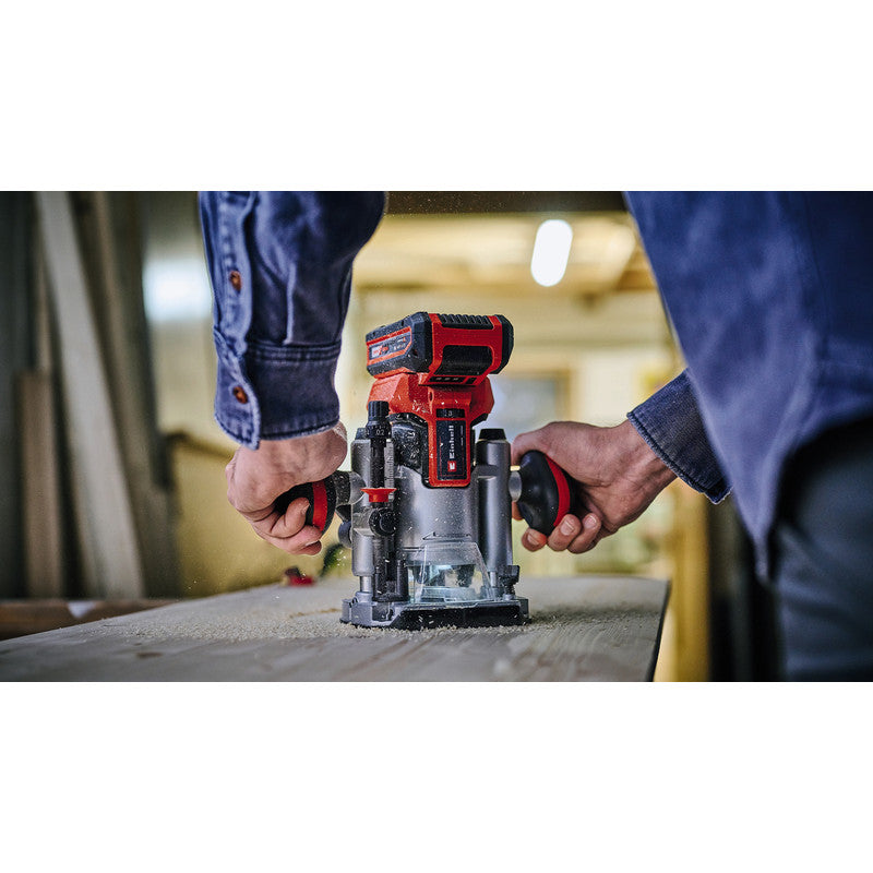 Défonceuse sans fil 18V Brushless EINHELL TP-RO 18 Li BL-Solo Power X-Change (vendu sans batterie)
