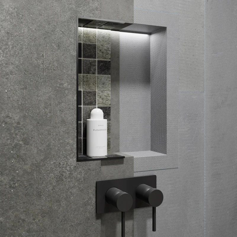 Duo de niches à carreler étanche MARMOX DUONICHE40/40 - Format intérieur 40x40cm - Profondeur 9cm