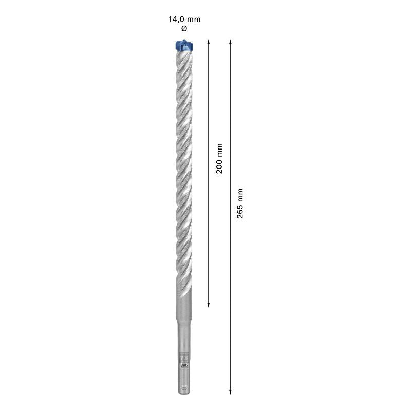 Foret béton SDS PLUS 7X EXPERT BOSCH 2608900121 -14x200x265mm