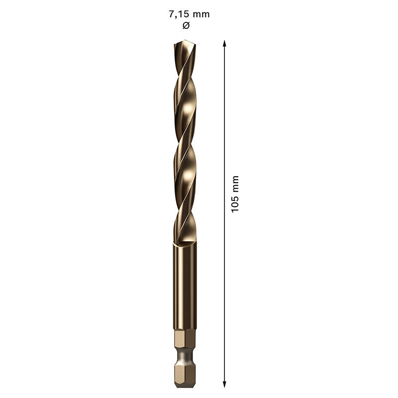 Foret de centrage BOSCH 2608900530 HSS-Co EXPERT 105mm
