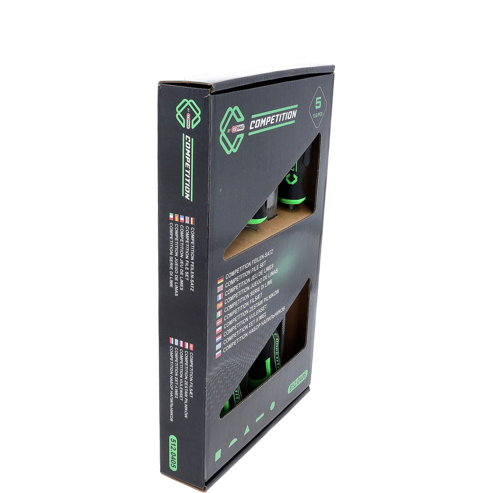 Jeu de limes COMPETITION, 5 pcs - KS Tools - 512.0405 COMPETITION