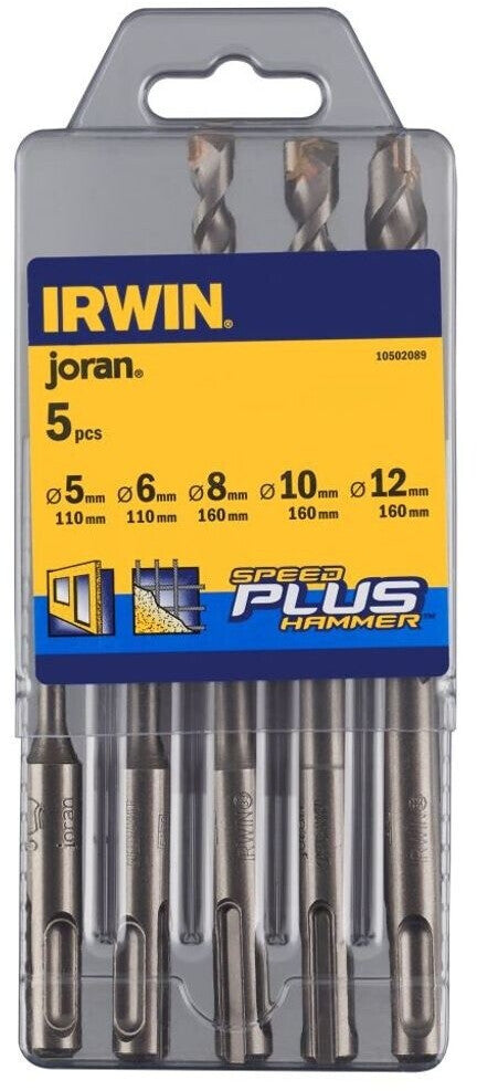 Coffret de Mèche à percussion 5pcs SDS-plus - IRWIN - 10502089
