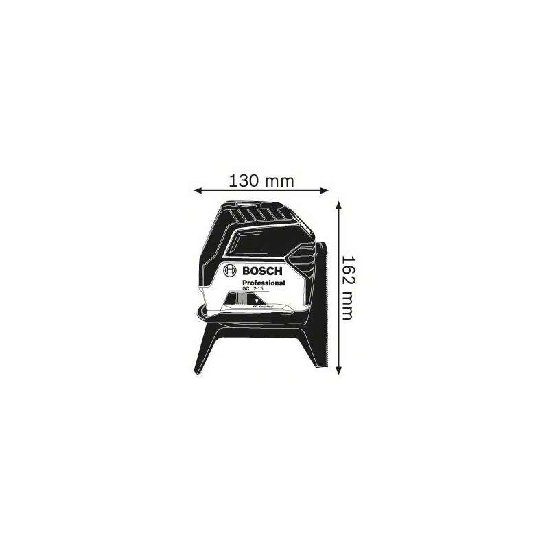 Laser Combiné BOSCH 0601066E00 GCL 2-15 Professional - points et lignes