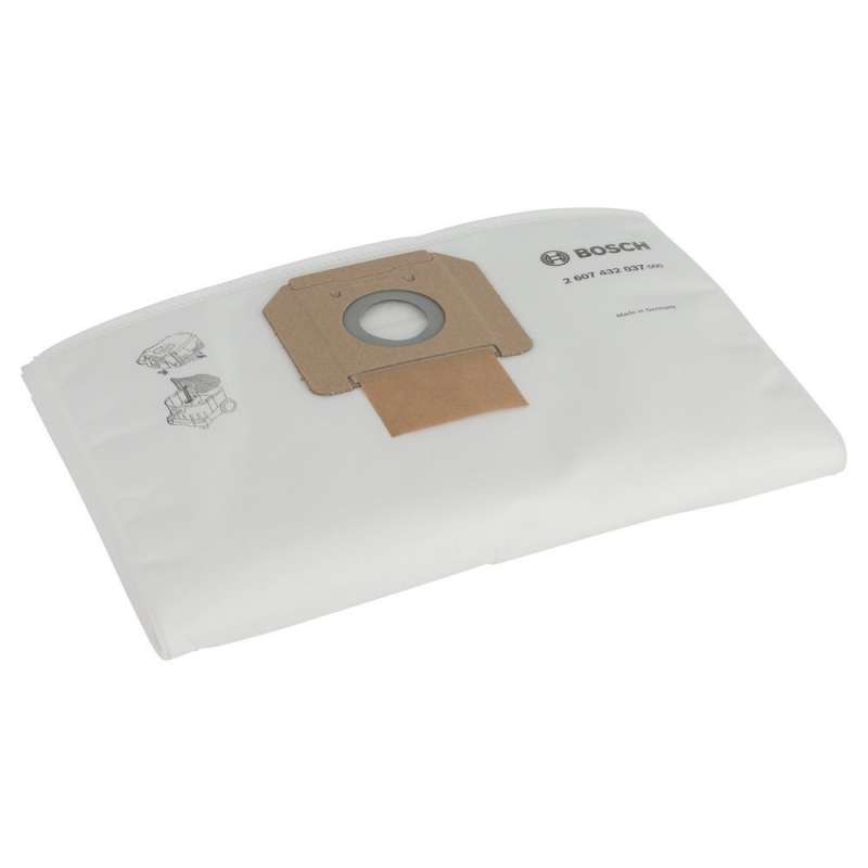 Lot de 5 Sacs tissu non tissé pour GAS35 BOSCH 2607432037