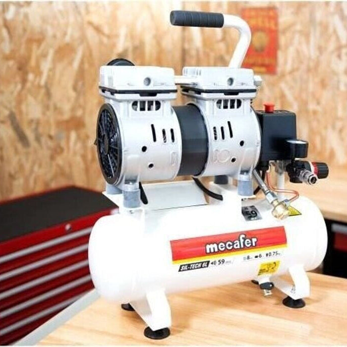 COMPRESSEUR DEBRUITE 6L 0,75HP SILTECH - MECAFER - 425513