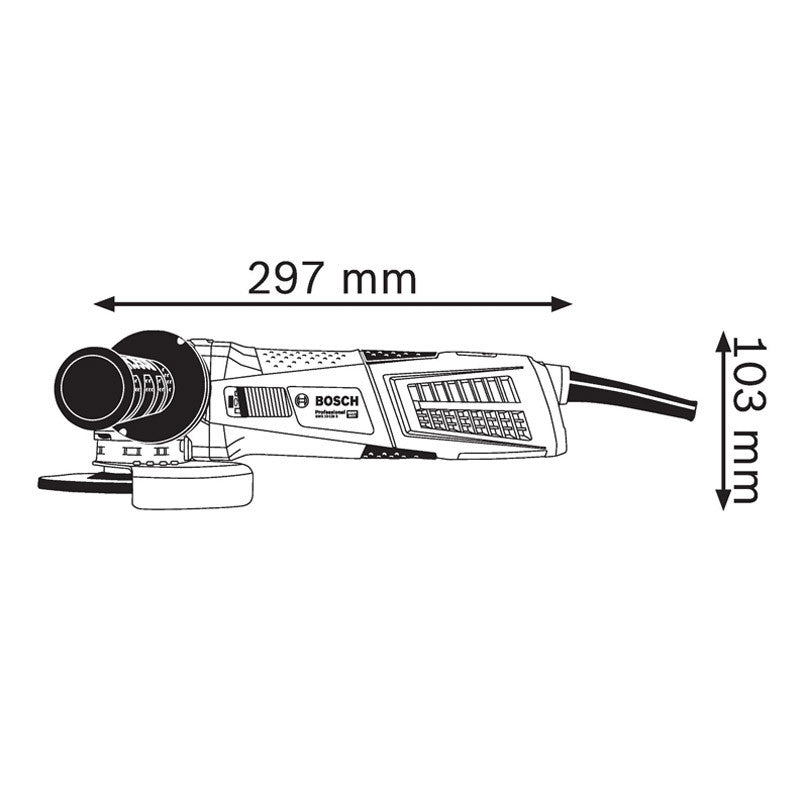Meuleuse angulaire BOSCH 06017B6002 - GWX 13-125 S - 1 300W - 125mm