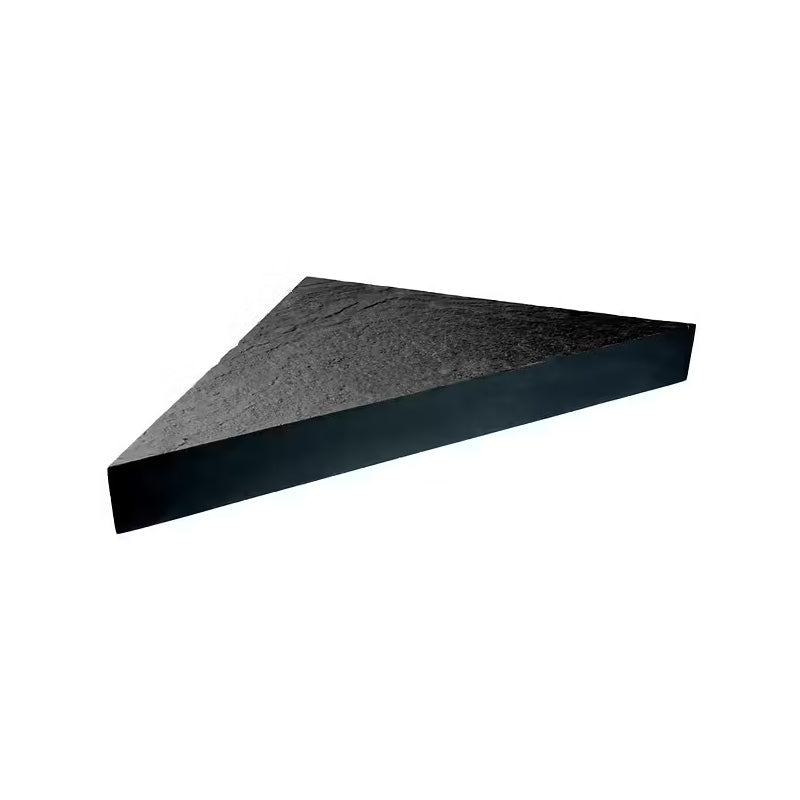 Banc d'angle pour douche en pierre naturelle 53 x 53 x 8 cm MARMOX