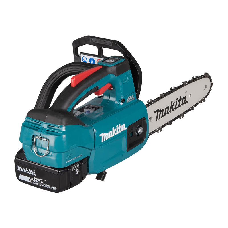 Tronçonneuse d'élagage MAKITA DUC254RF 18V LXT 25cm avec 1 batterie 3Ah + chargeur