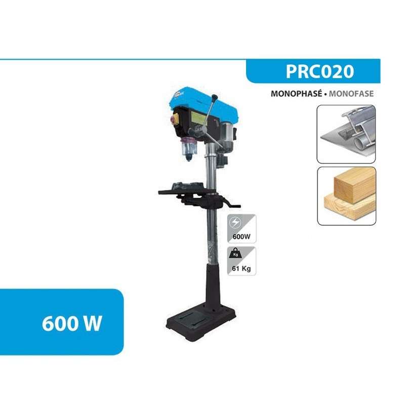 Perceuse d'établi et à colonne 600W - LEMAN - PRC020