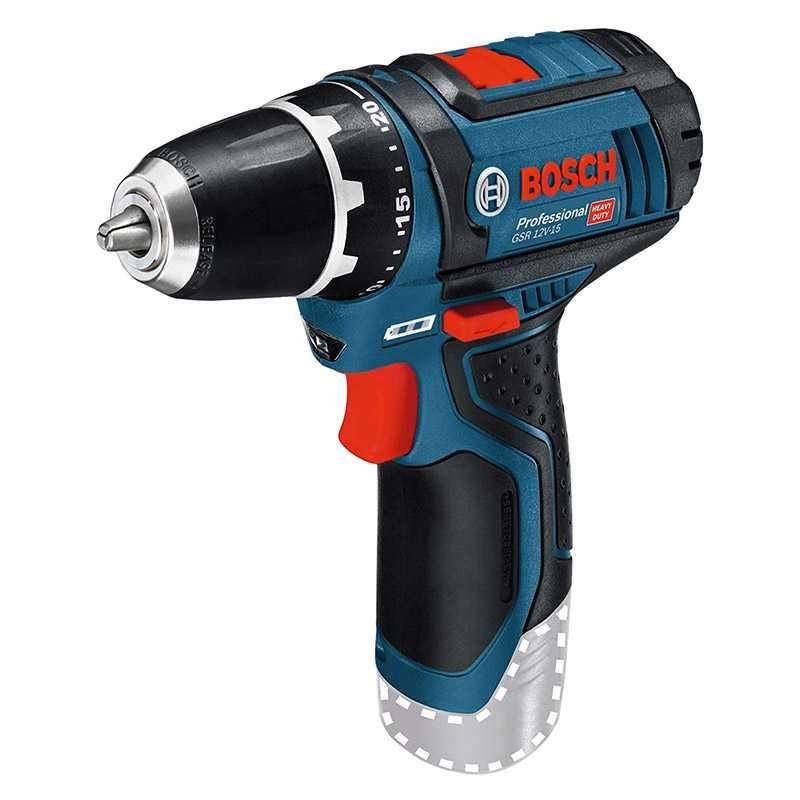 Perceuse-visseuse sans fil BOSCH 060186810D - GSR 12V-15 Professional 12V (vendu sans batterie)