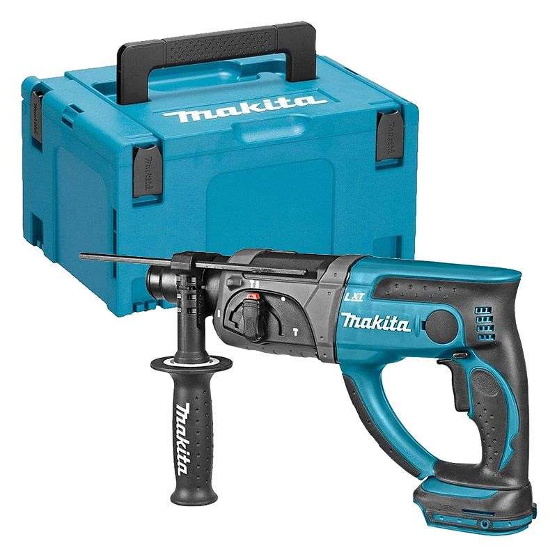 Perforateur Burineur SDS-Plus MAKITA DHR202ZJ (vendu sans batterie) 18 V LXT + Mak-Pac