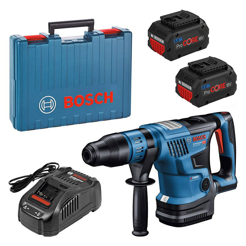 Perforateur sans-fil Bi turbo BOSCH 0611915003 - GBH 18V-36 C Professional - SDS max + 2 batteries 5,5Ah